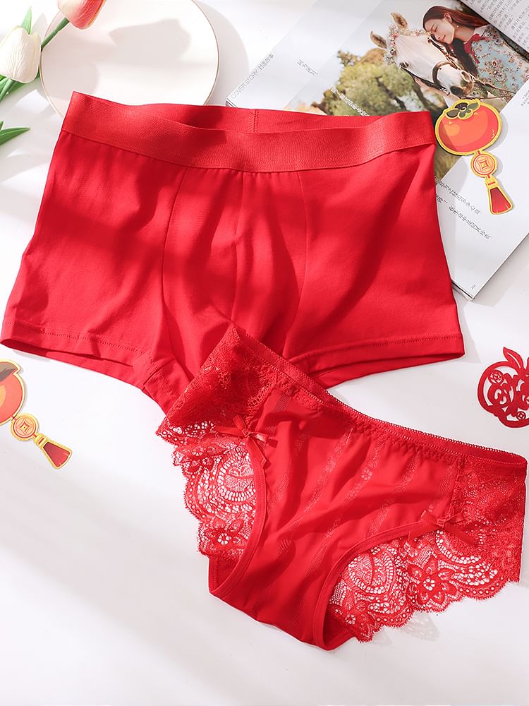 Pancherry - Koppelset: effen mesh slip + boxershort