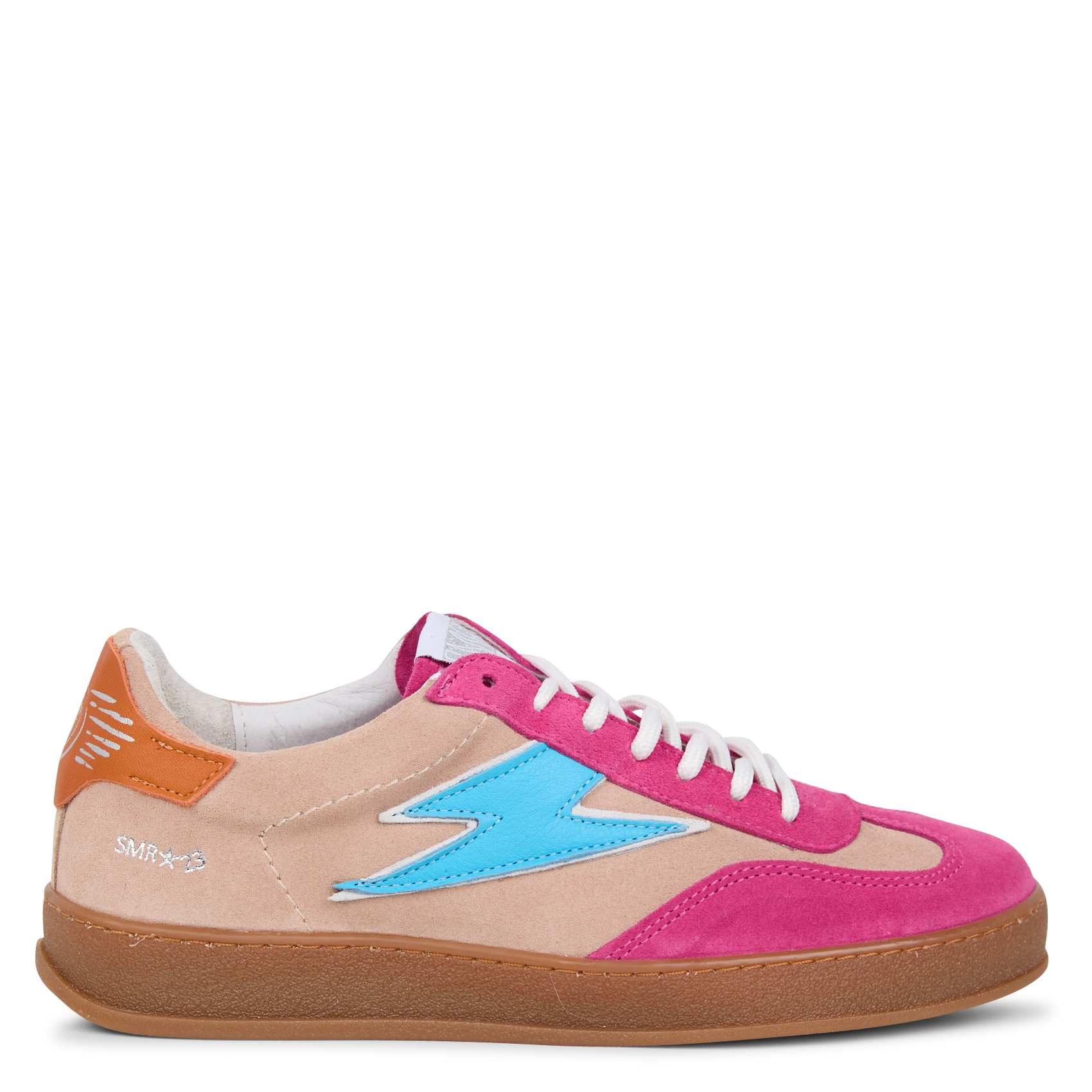 RISY - Baskets basses en cuir velours | Multicolore
