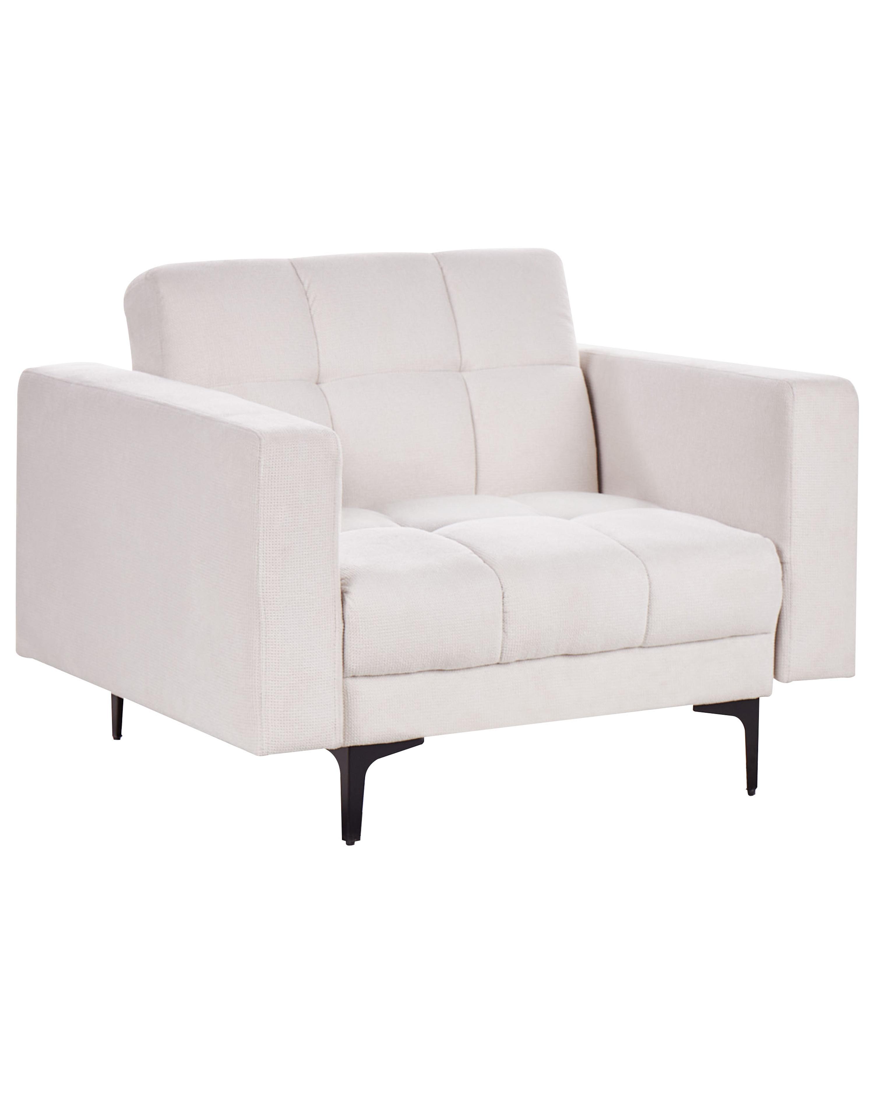 Fauteuil ALNES Stof Gebroken wit