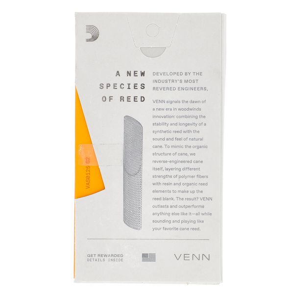 DAddario Woodwinds VENN Alto Saxophone 2.5
