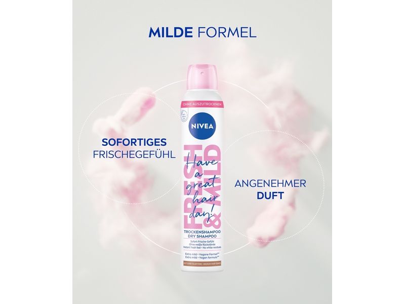 NIVEA Trockenshampoo     brünette und mittlere Haartöne 200 Sofortige Frische