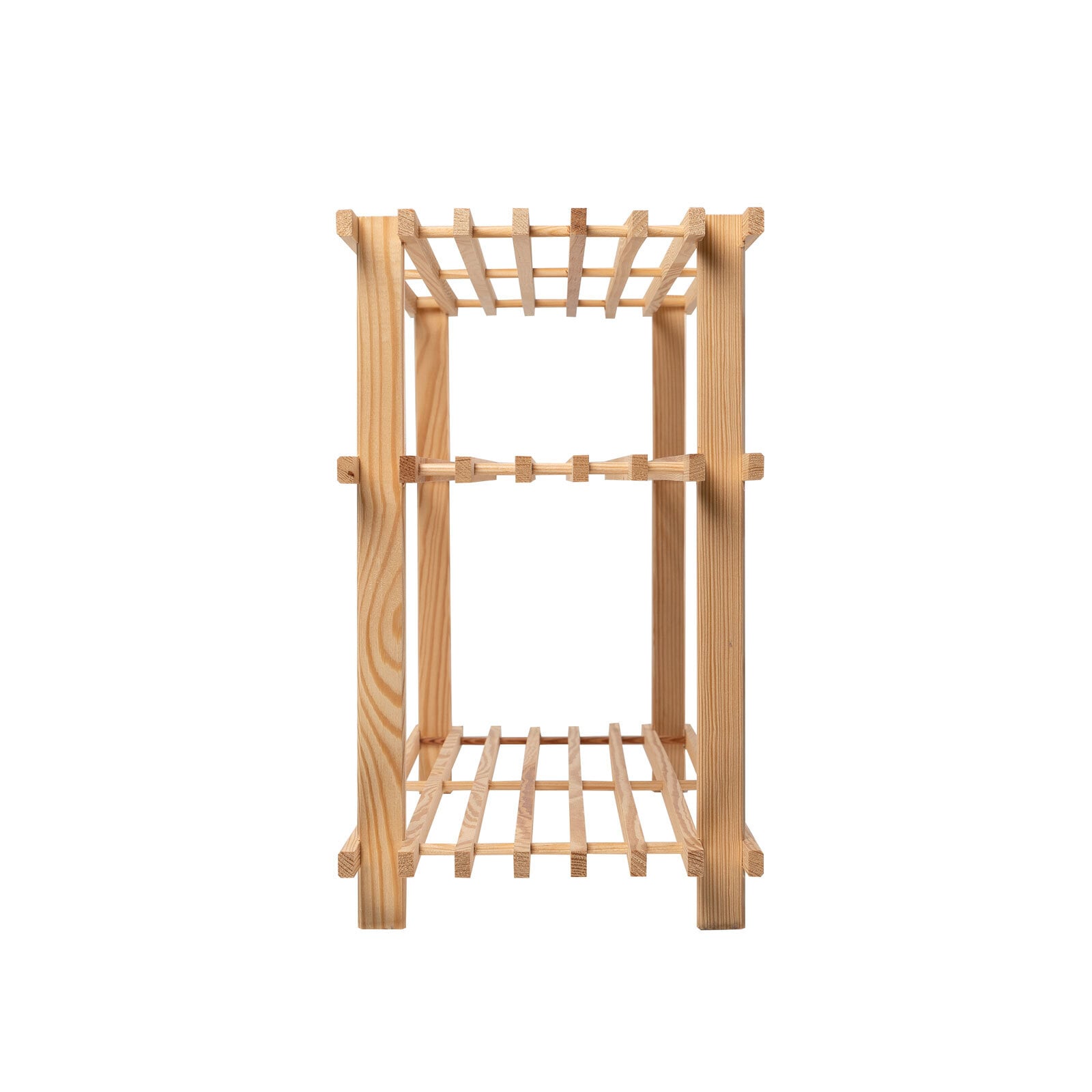 Schuhregal 3 Ebenen 77x45x26 cm Kiefernholz