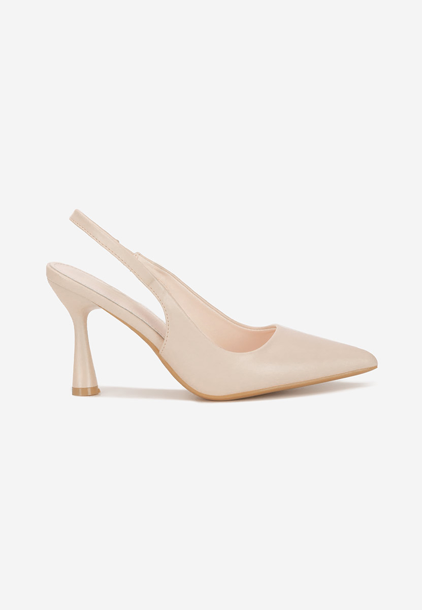Chaussures slingback beige Foxara