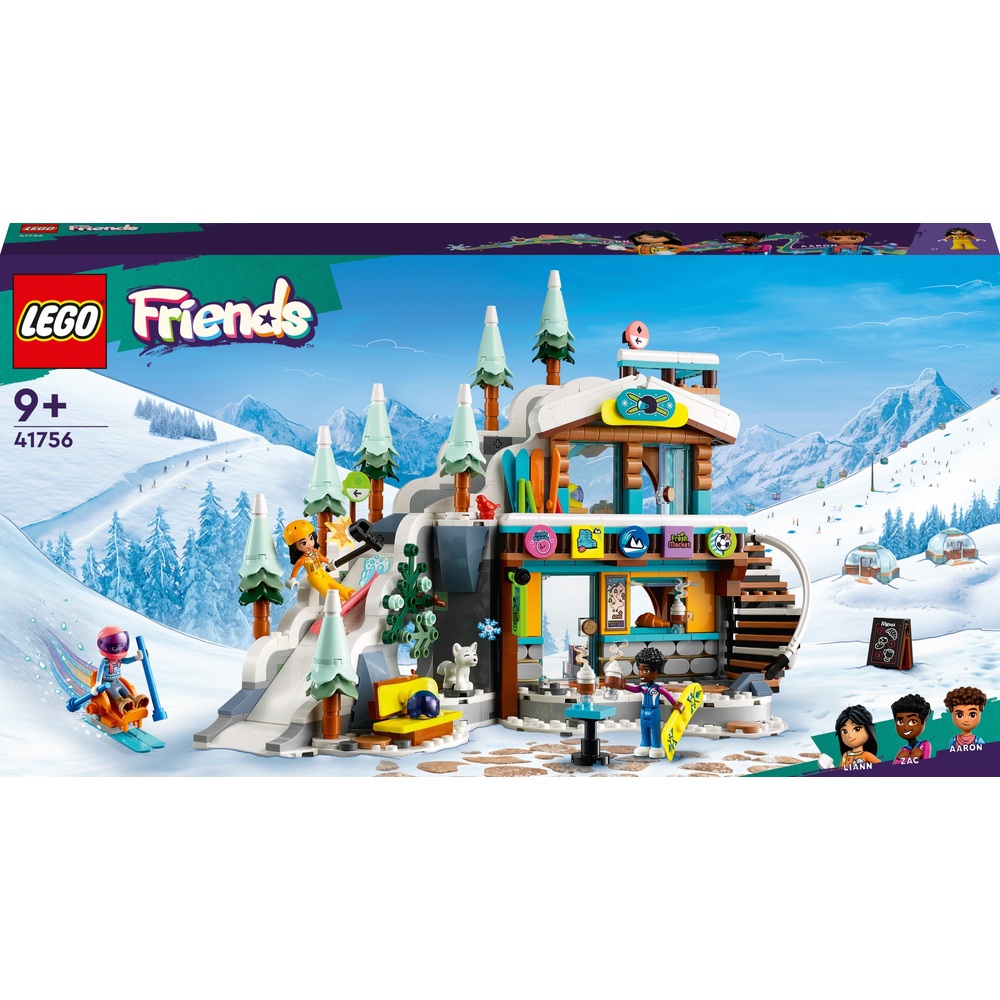LEGO Friends 41756 Winter-Set „Ferienskipiste und Café“
