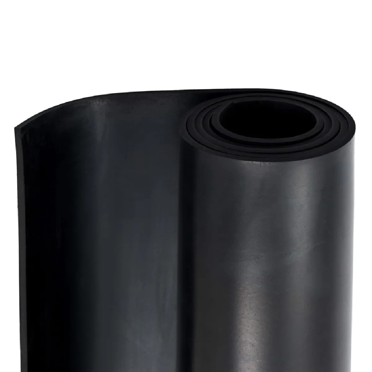 vidaXL Tapis en caoutchouc 1,2x2 m - Noir