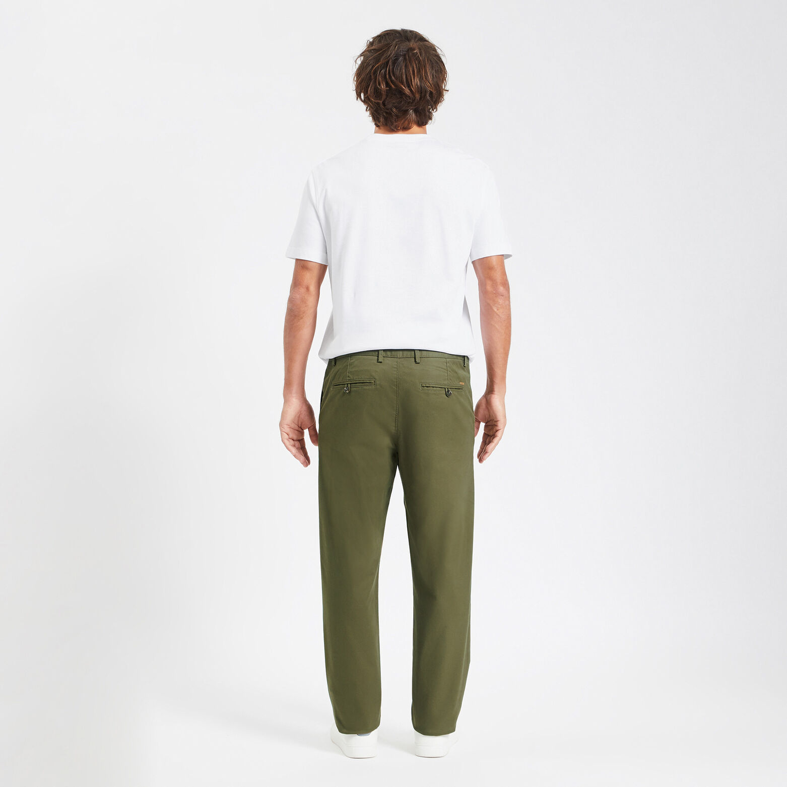 Pantalon chino regular 'le parfait by JULES' Vert kaki