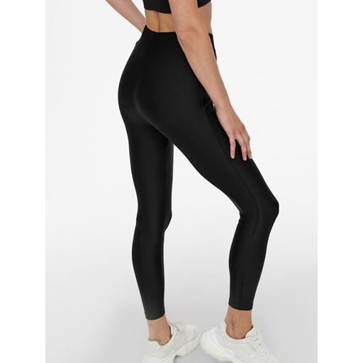 ONLY Lina Shiny Leggings, Black, S