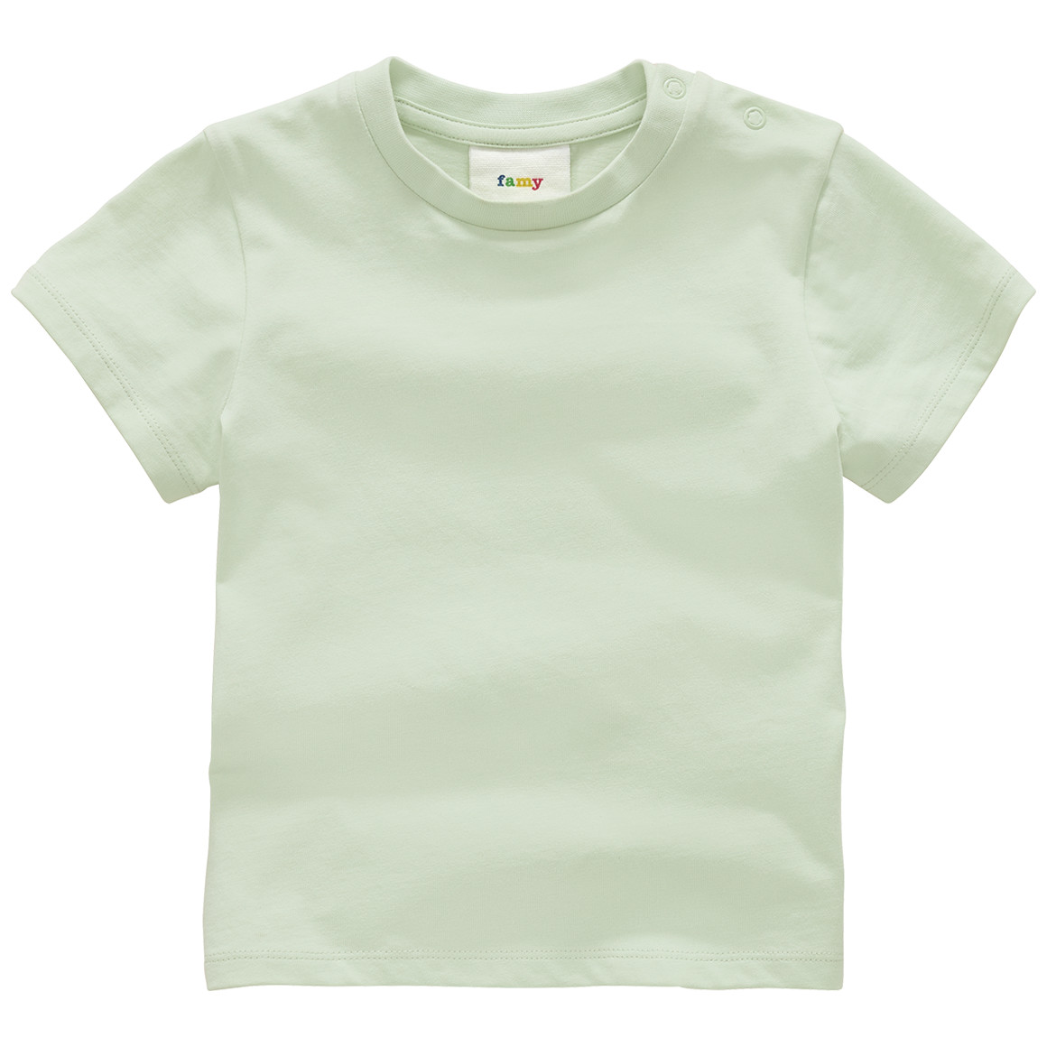 Famy 3 Baby T-Shirts im Basic-Look hellgrün / sand / dunkelgrün