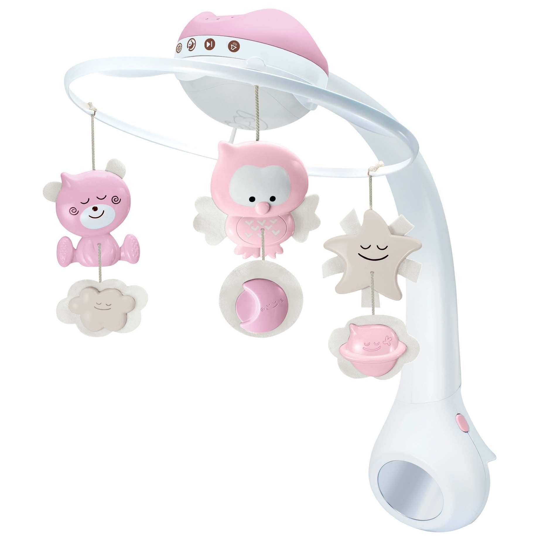 Infantino Musical Mobile projector roze - projectors - Prénatal
