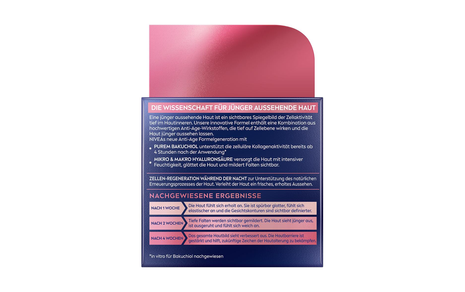 Cellular Expert Lift Anti-Age Nachtpflege 50 mlNachtpflege mit Bakuchiol und Hyaluronsäure