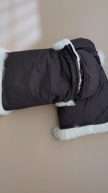 Håndmuffe Vogn – 100% Merino | Vognvotter zipper