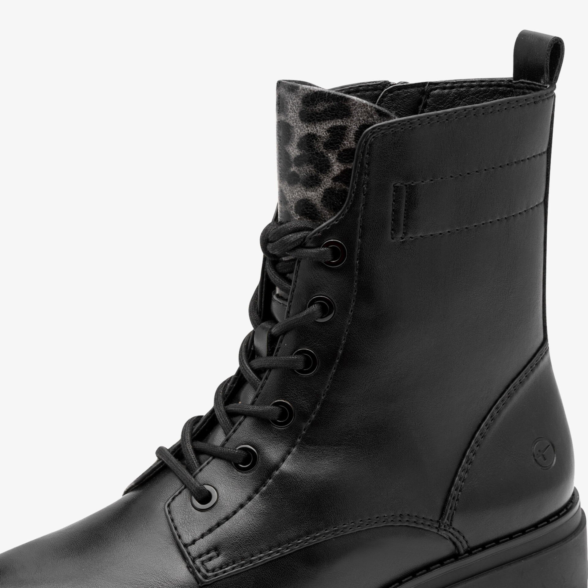 Tamaris Damen Schnürstiefeletten schwarz