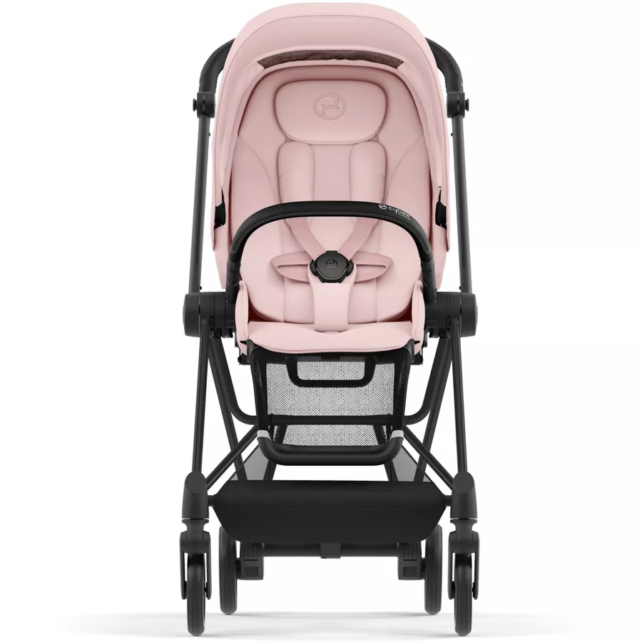cybex PLATINUM Kombikinderwagen New Mios Matt Black Peach Pink