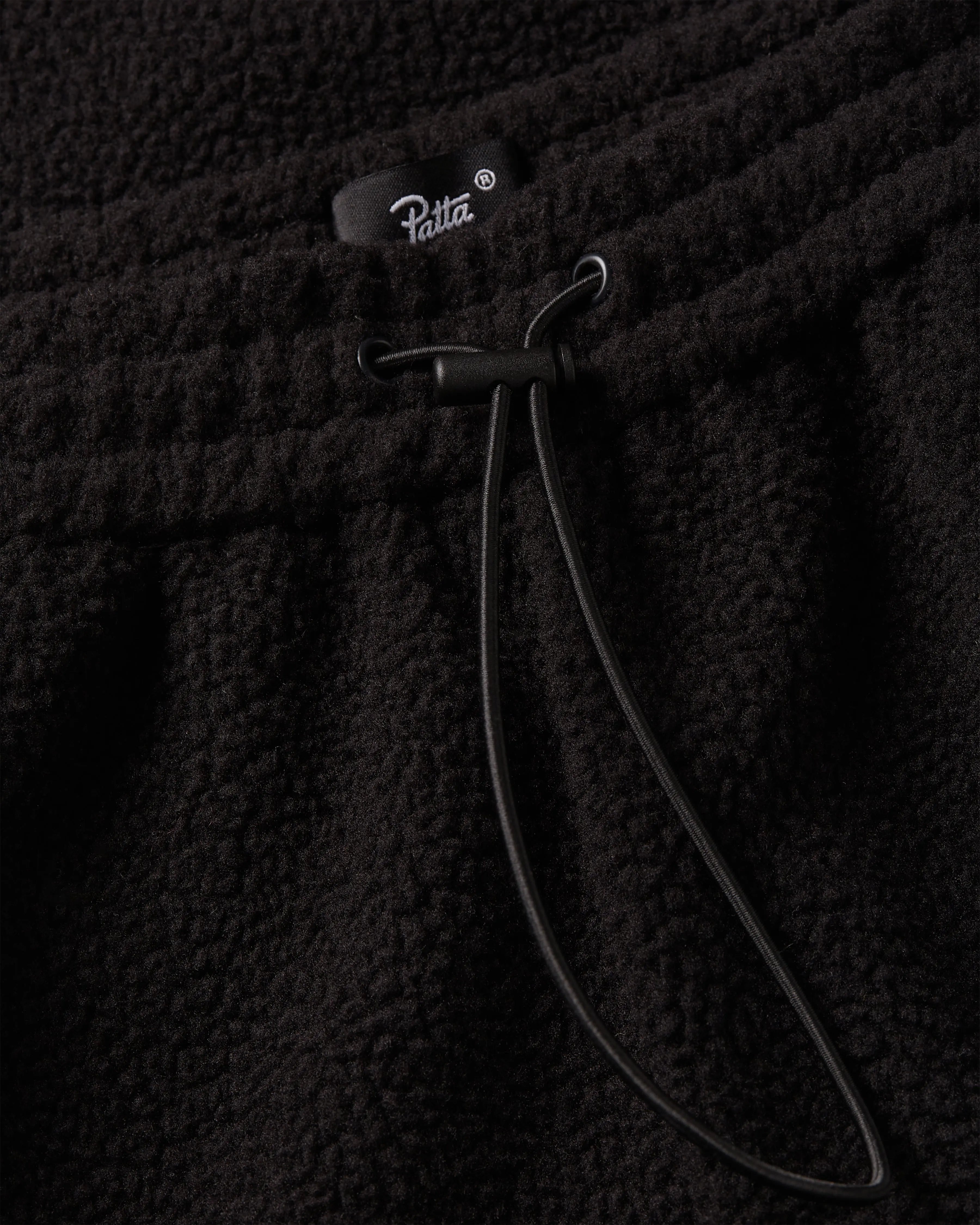 Patta Sherpa Fleece Pants (Black)