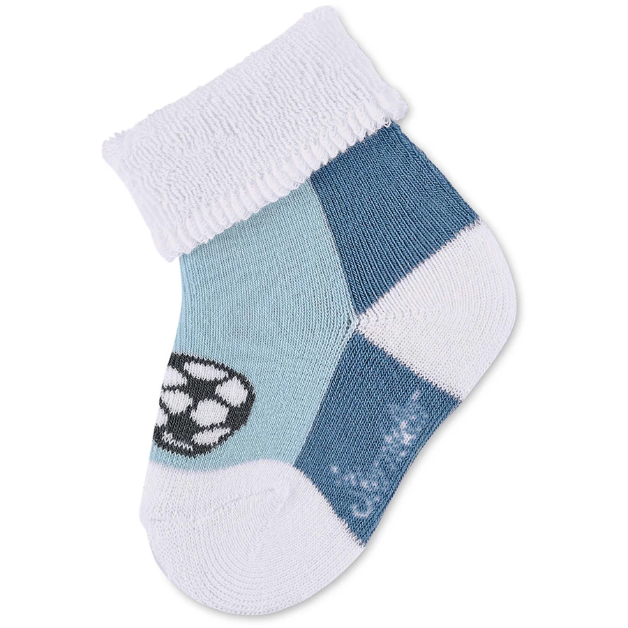 Sterntaler Baby-Söckchen 3er-Pack Fußball bleu