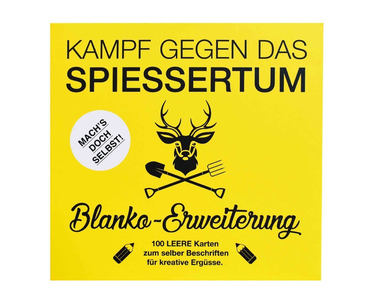 Kampf gegen das Spiessertum - Blanko Erweiterung