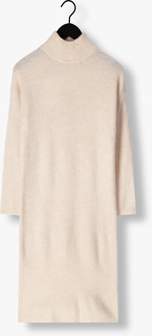 SELECTED FEMME beige selected femme midi jurk slfmaline ls knit dresshigh neck