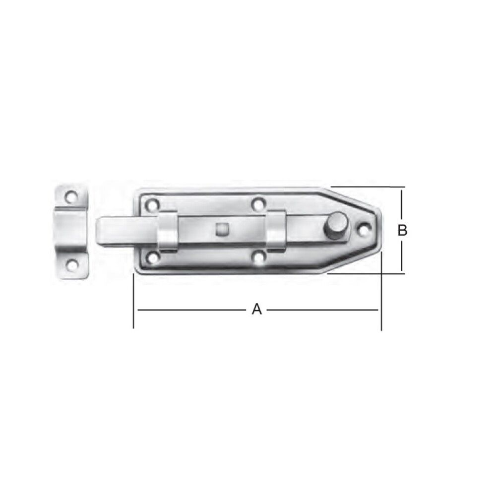 SKYVELÅS VORMANN80X30MM