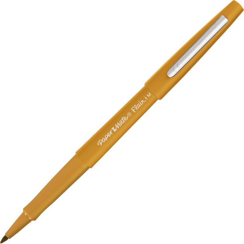 Stylo feutre Paper Mate Flair pastel écriture moyenne - Pochette de 12