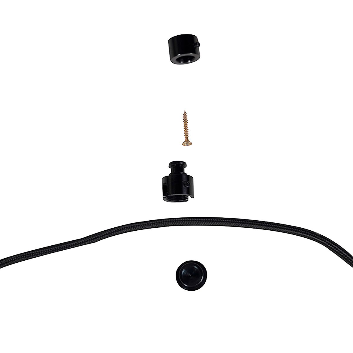 Smart hanglamp zwart incl. 2 Wifi G125 - Cava