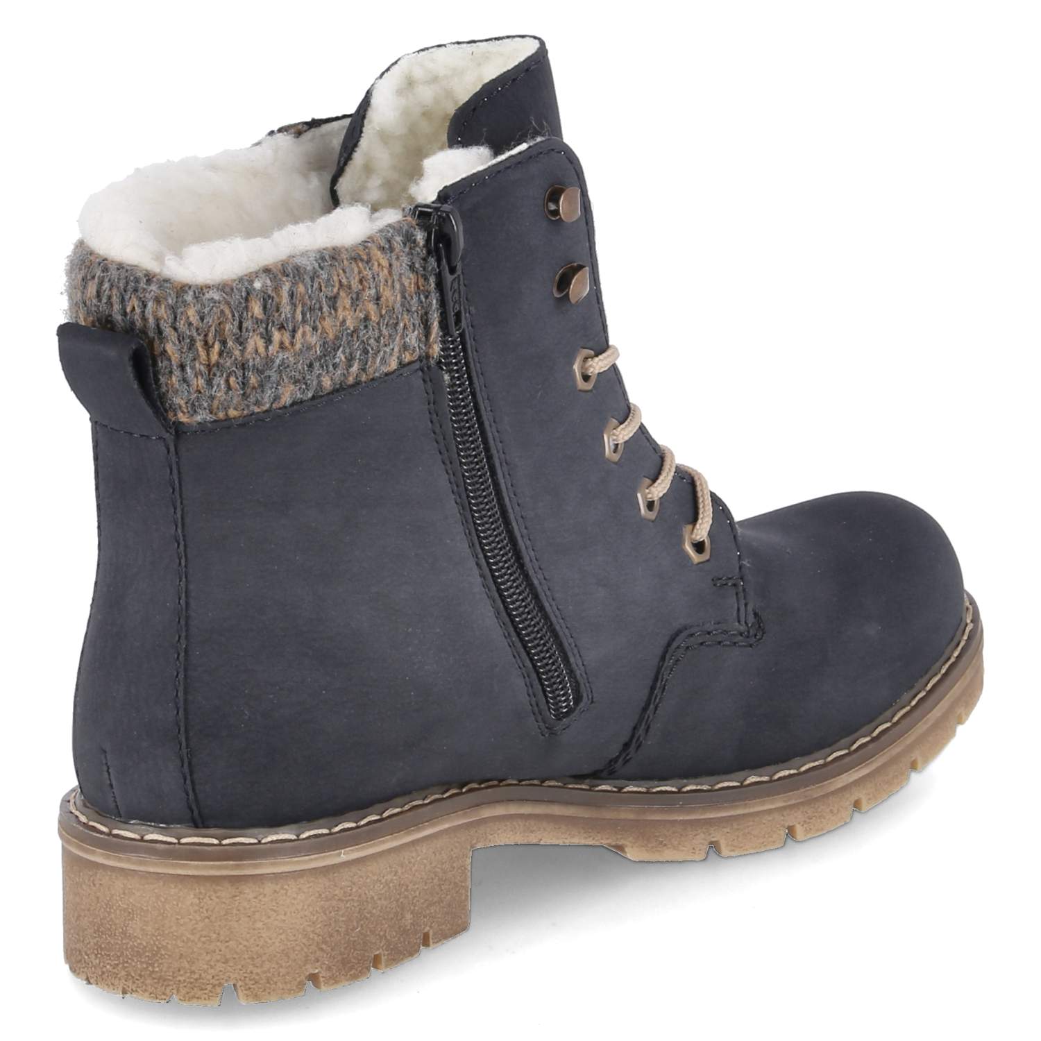 Rieker Winterboots - pazifik/mogano/graphit