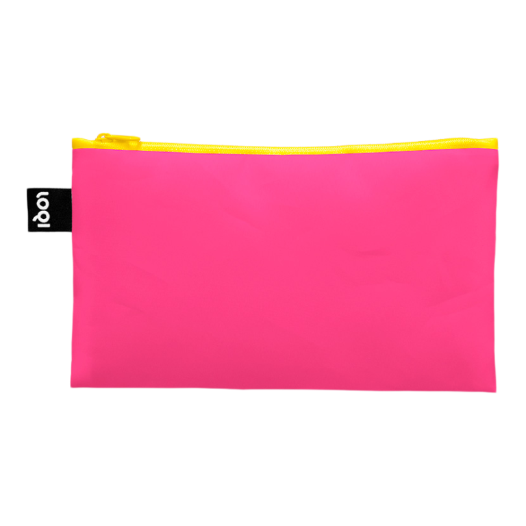 Loqi Reißverschlussbeutel Zip Pockets neon