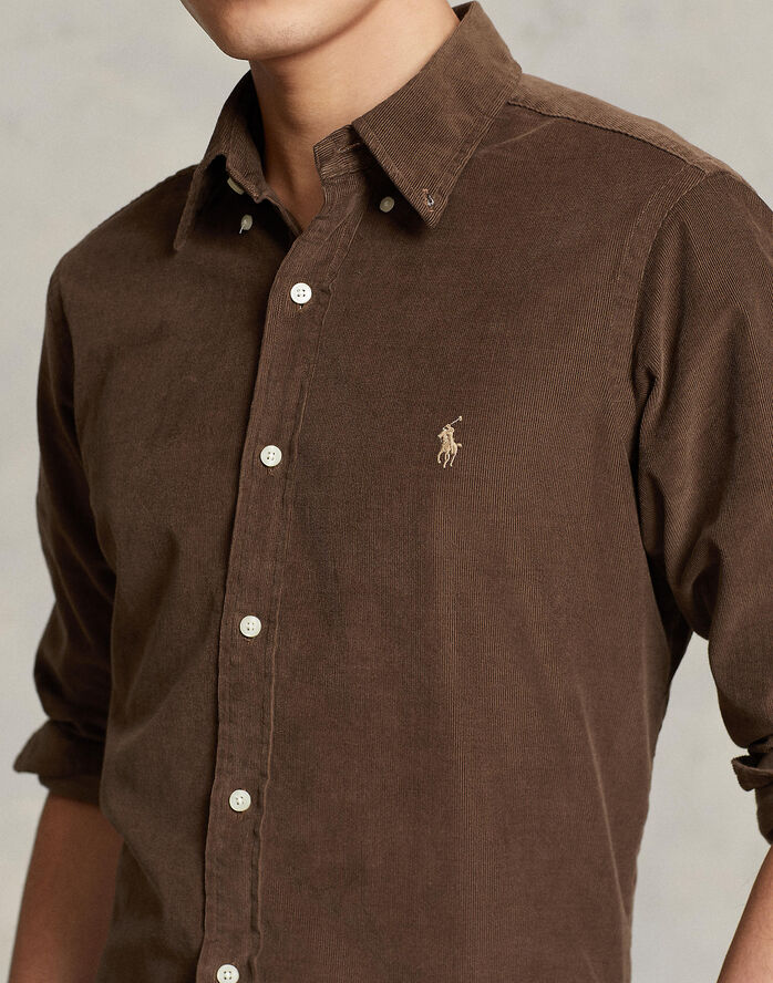 Polo Ralph Lauren 80/2 21W CORDUROY-LSL-SPS Chocolate mousse