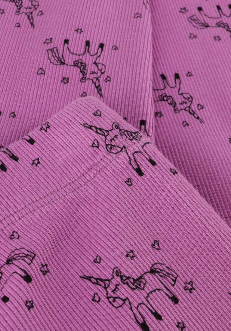 DAILY BRAT paarse daily brat legging sassy unicorn pants lilastic