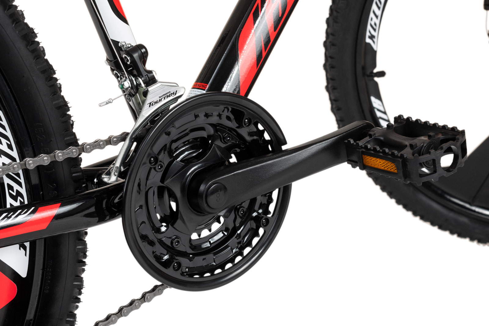 KS Cycling Mountainbike HARDTAIL 26'' SHARP - schwarz-rot - 46 cm