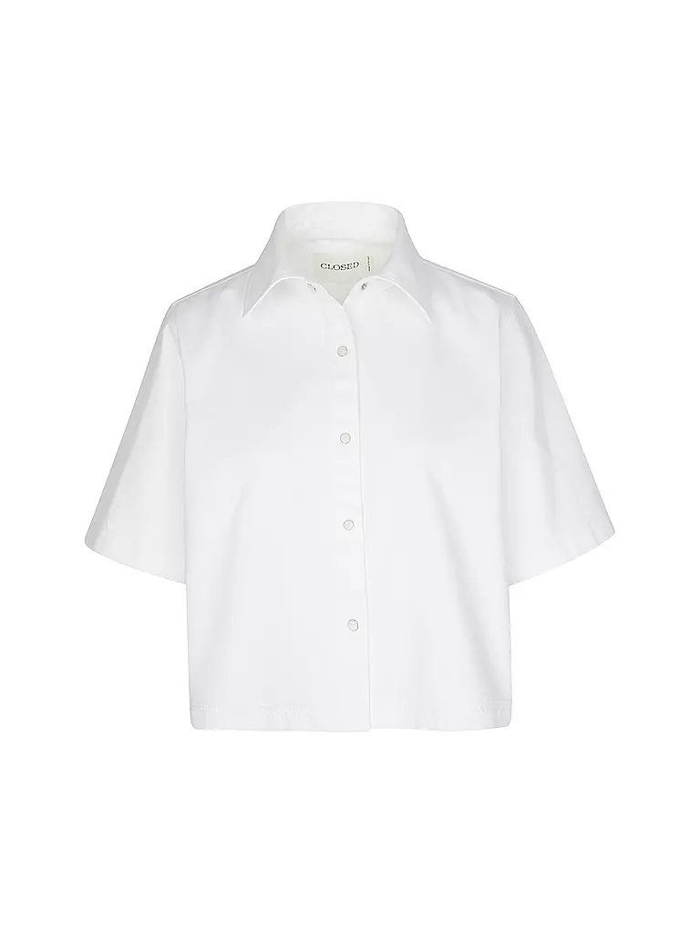 CLOSED Jeansbluse  weiss