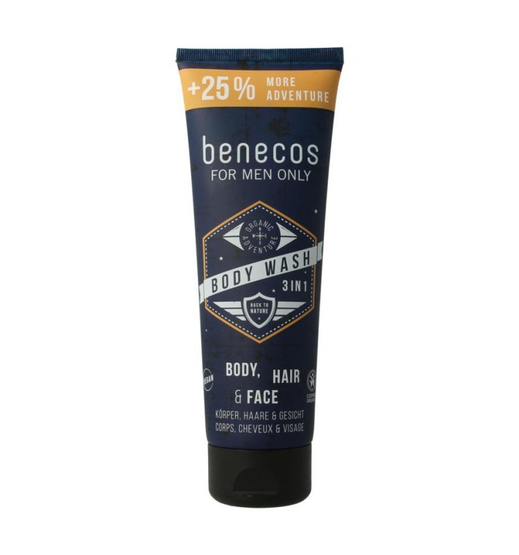 Benecos For Men Only Body Wash 3 in 1 250 ML
