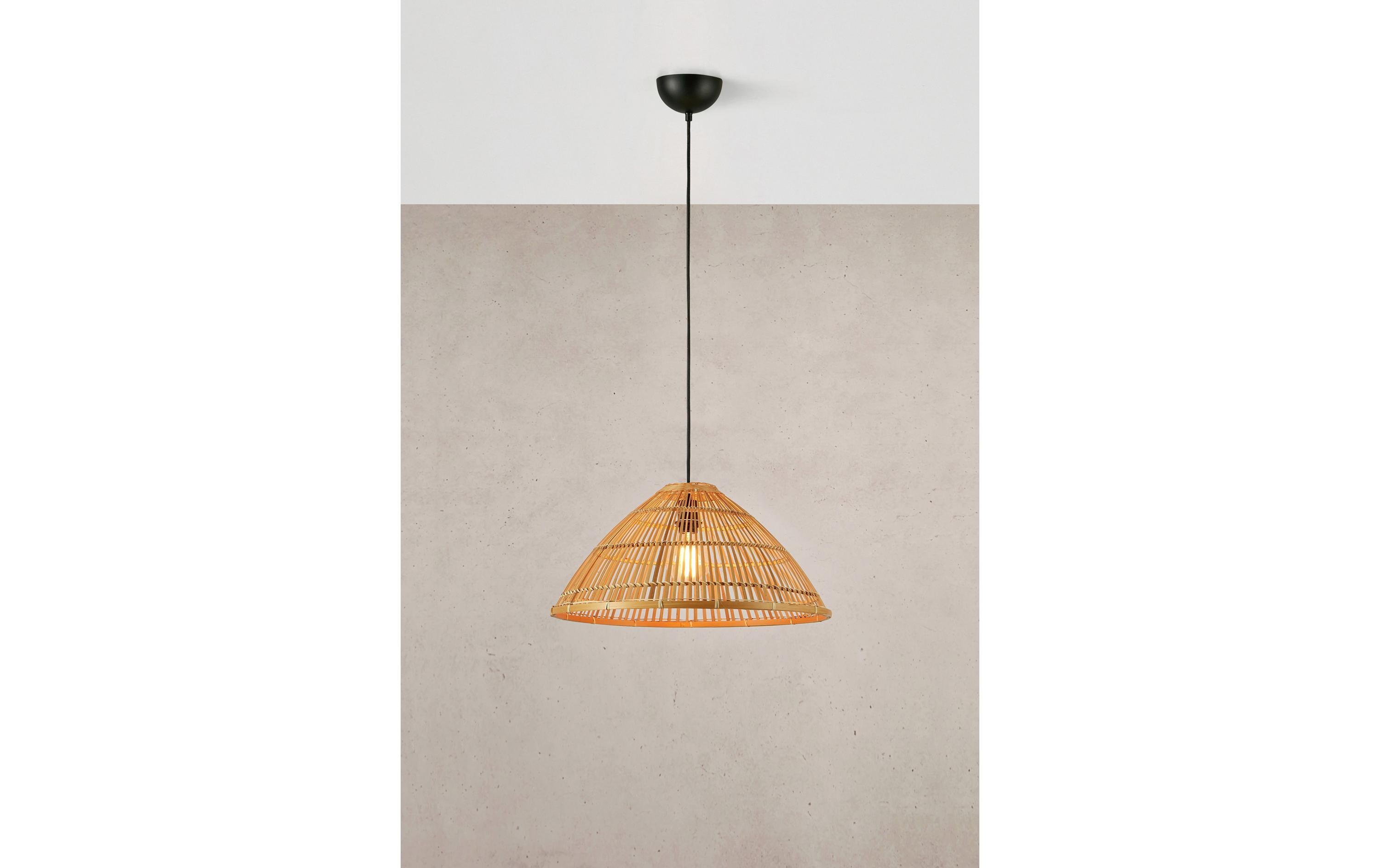 Pendelleuchte Capello 1L, E27, Natural<br>Hängelampe