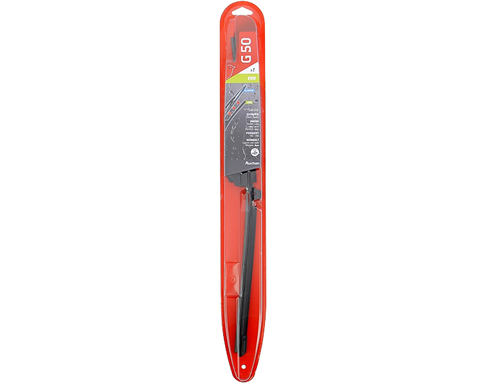 ESCOVA LIMPA PÁRA-BRISAS AUCHAN FLAT BLADE ADAPTADOR G50