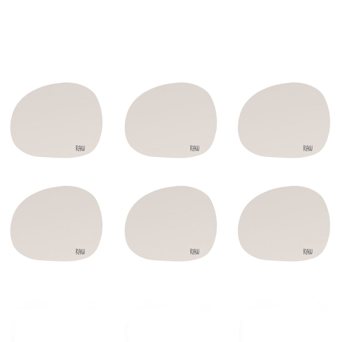 RAW glassbrikker silikon 6-pakning, spring sand