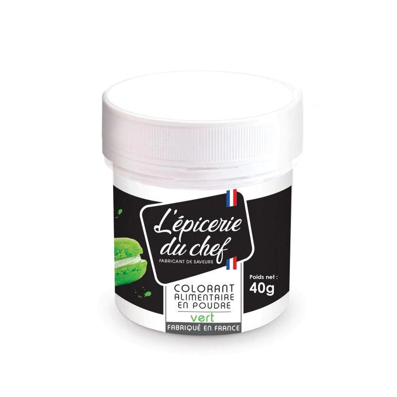 Colorant alimentaire en poudre vert 40 g Scrapcooking