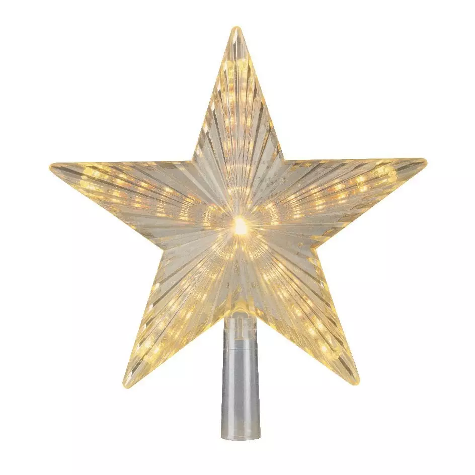 Cimier de sapin lumineux Moderny Blanc chaud