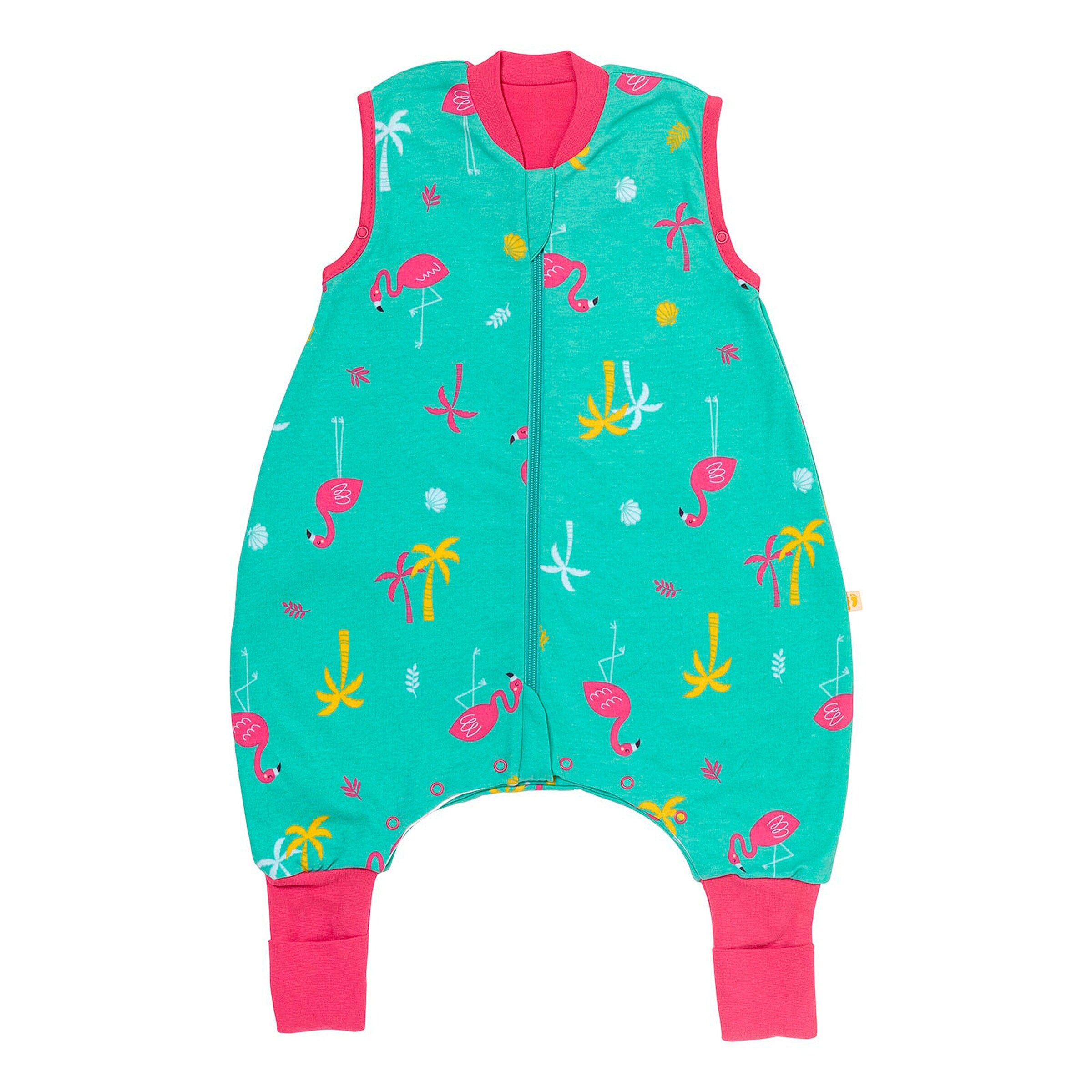schlummersack Schlafsack mit Füßen 1.0 Tog Flamingo
