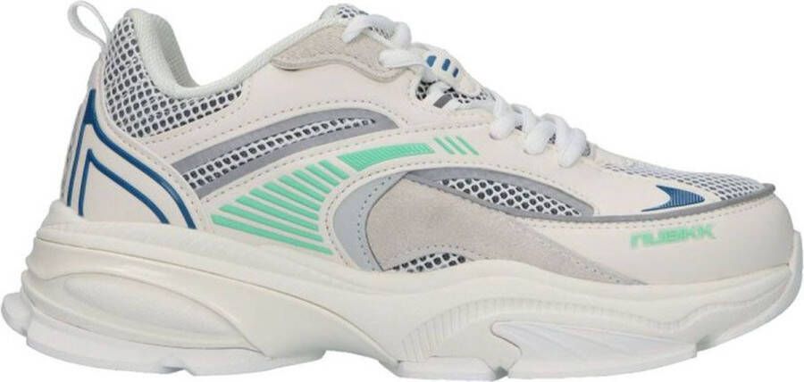 NUBIKK Lage Sneakers Dames Comet Runner Maat: 36 Materiaal: Leer Kleur: Wit