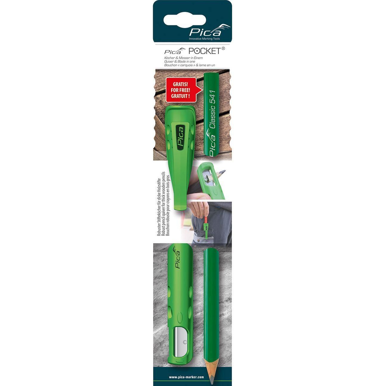 Pica 505/02 Pocket Steenpotlood 24cm - PI50502