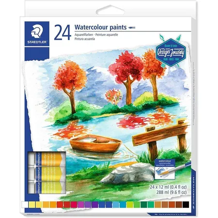 STAEDTLER®Aquarellfarben karat 24 Stück mit je 12 ml