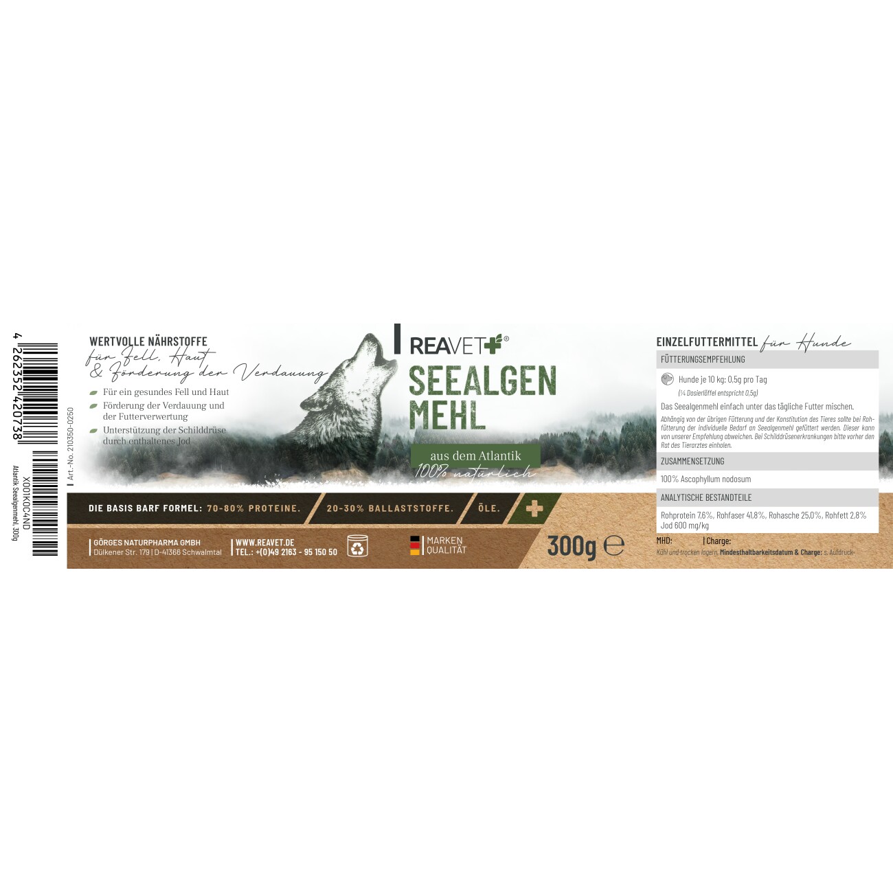 REAVET Seealgenmehl 300g