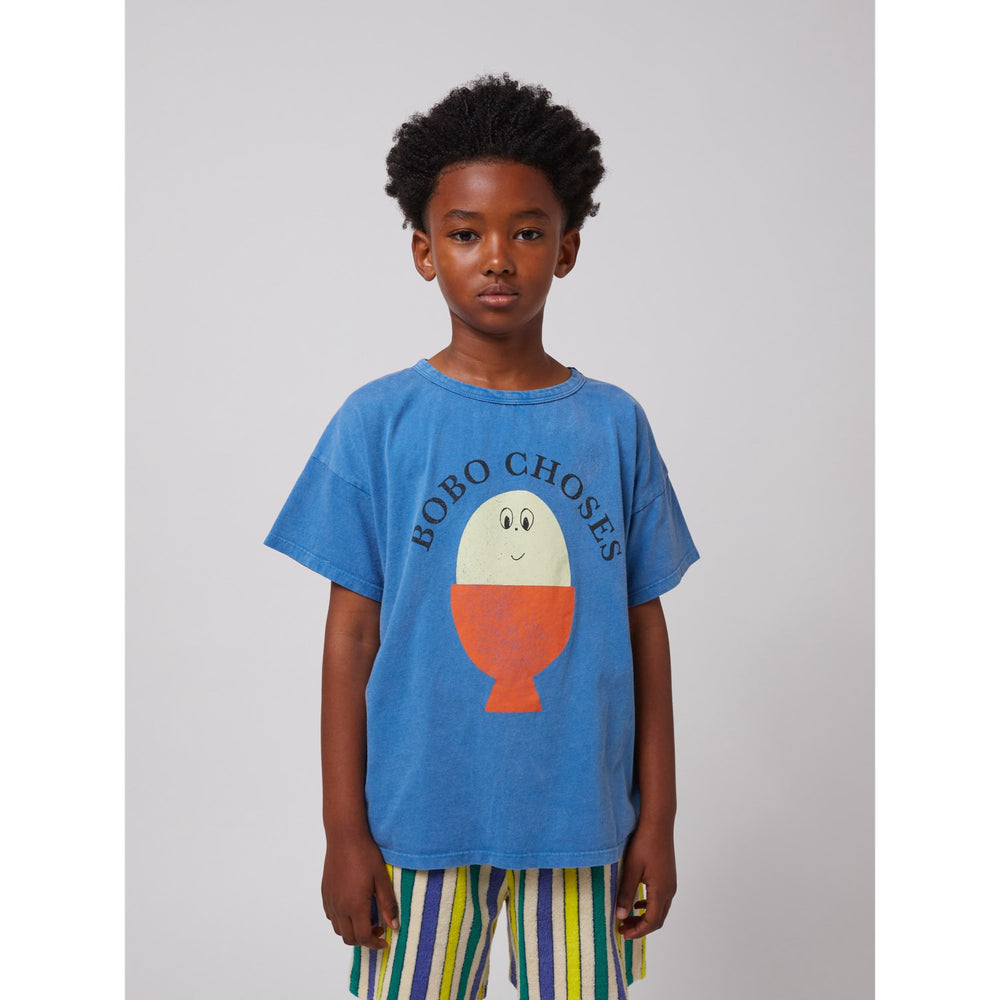 Køb Bobo Choses Lys Blue Morning Egg T-Shirt