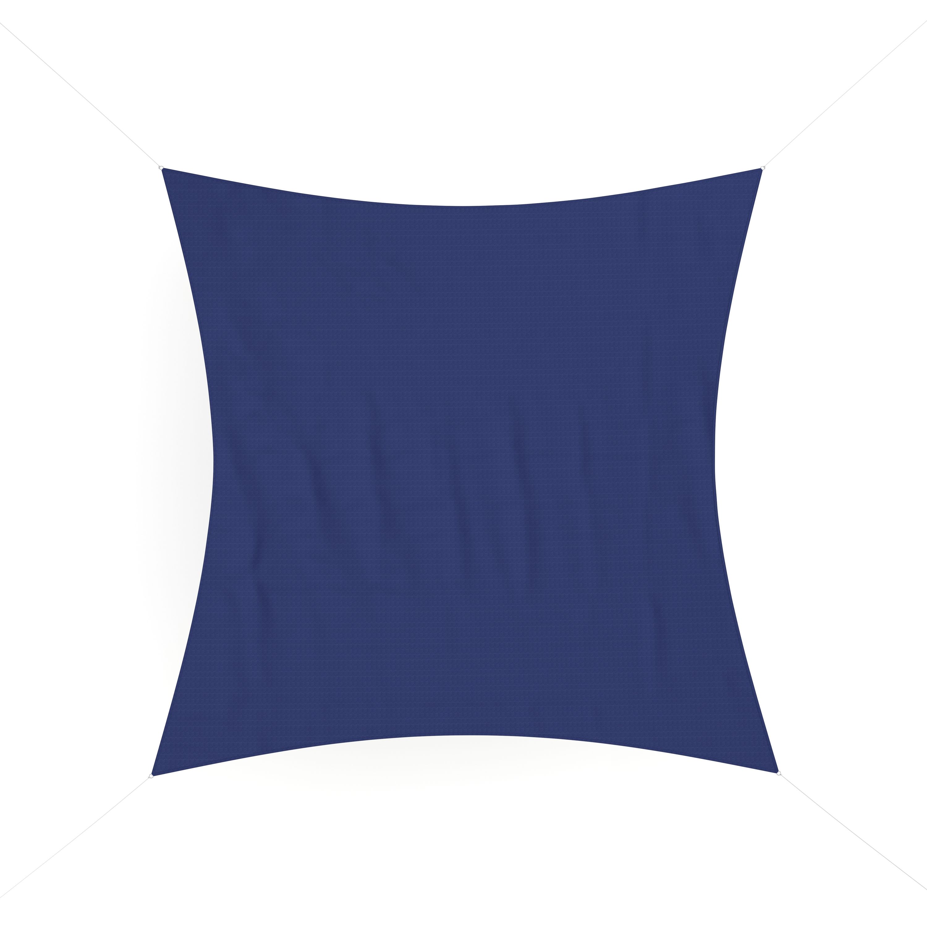 Sonnensegel Quadrat 5 x 5 m blau