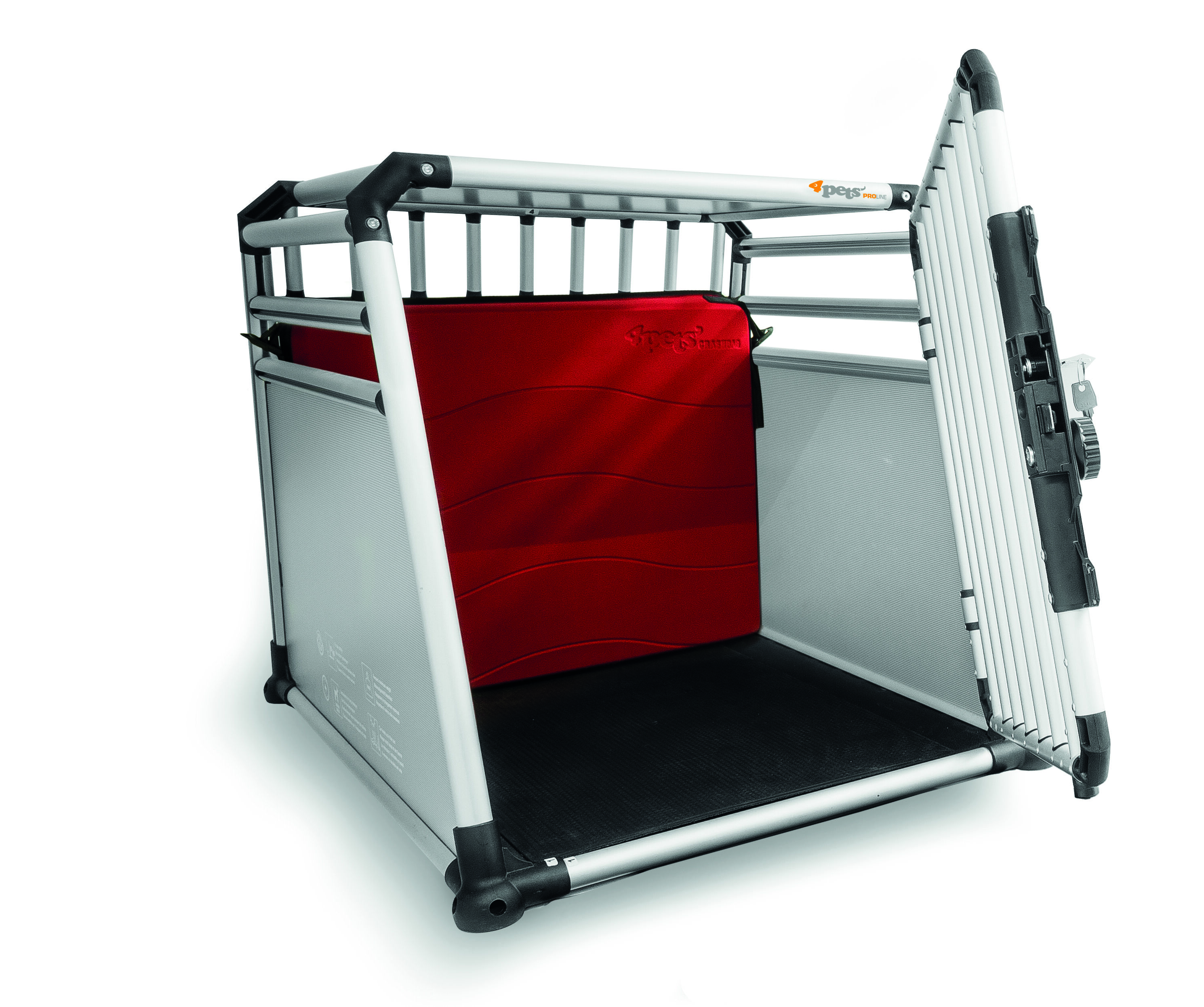 4Pets Crash-bag - Pro 2/22 - Crash kussen Autobench - rood - 5x54 cm - 2