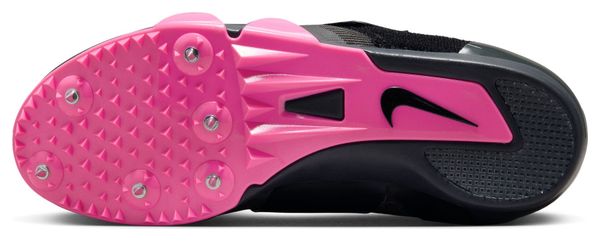 Chaussures d'Athlétisme Unisexe Nike Pole Vault Elite Noir Rose Jaune