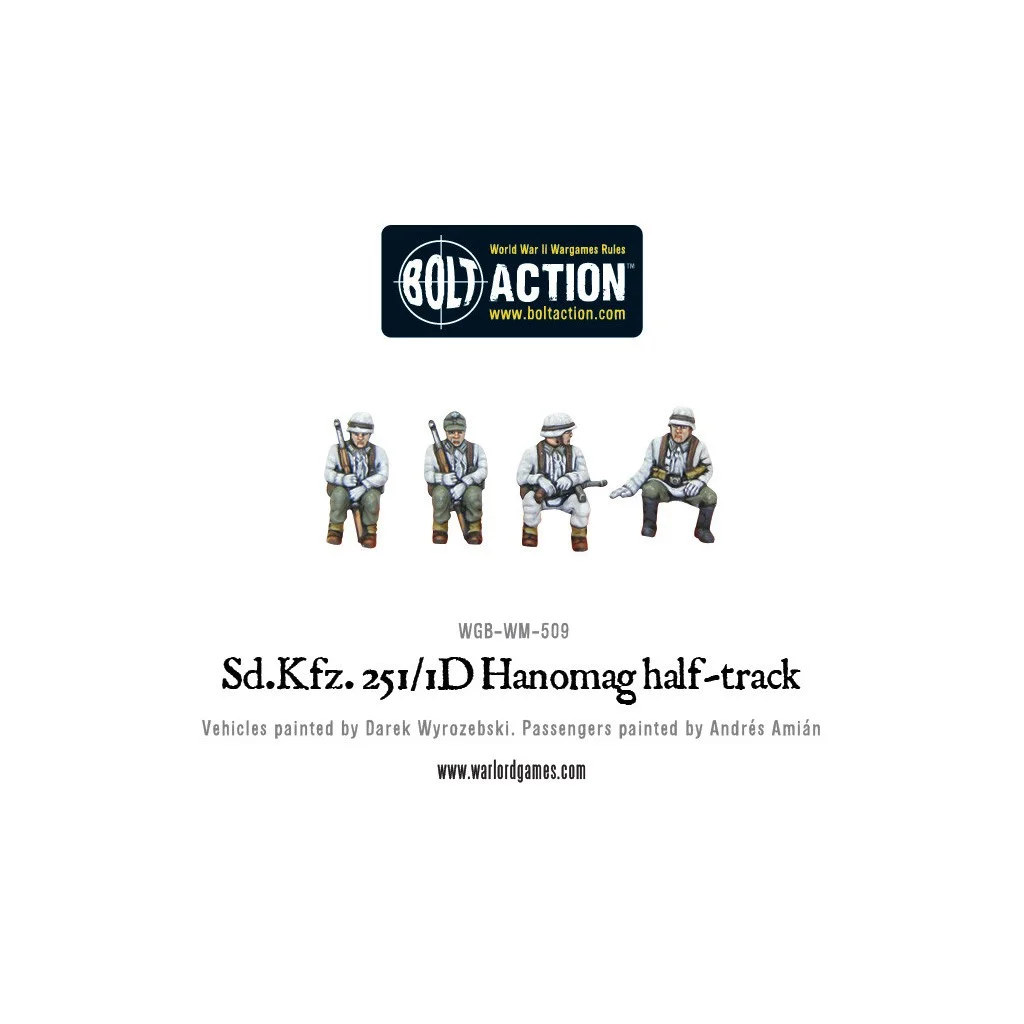 Bolt Action - German Sd.Kfz 251/1 ausf D Halftrack (Plastic Box)