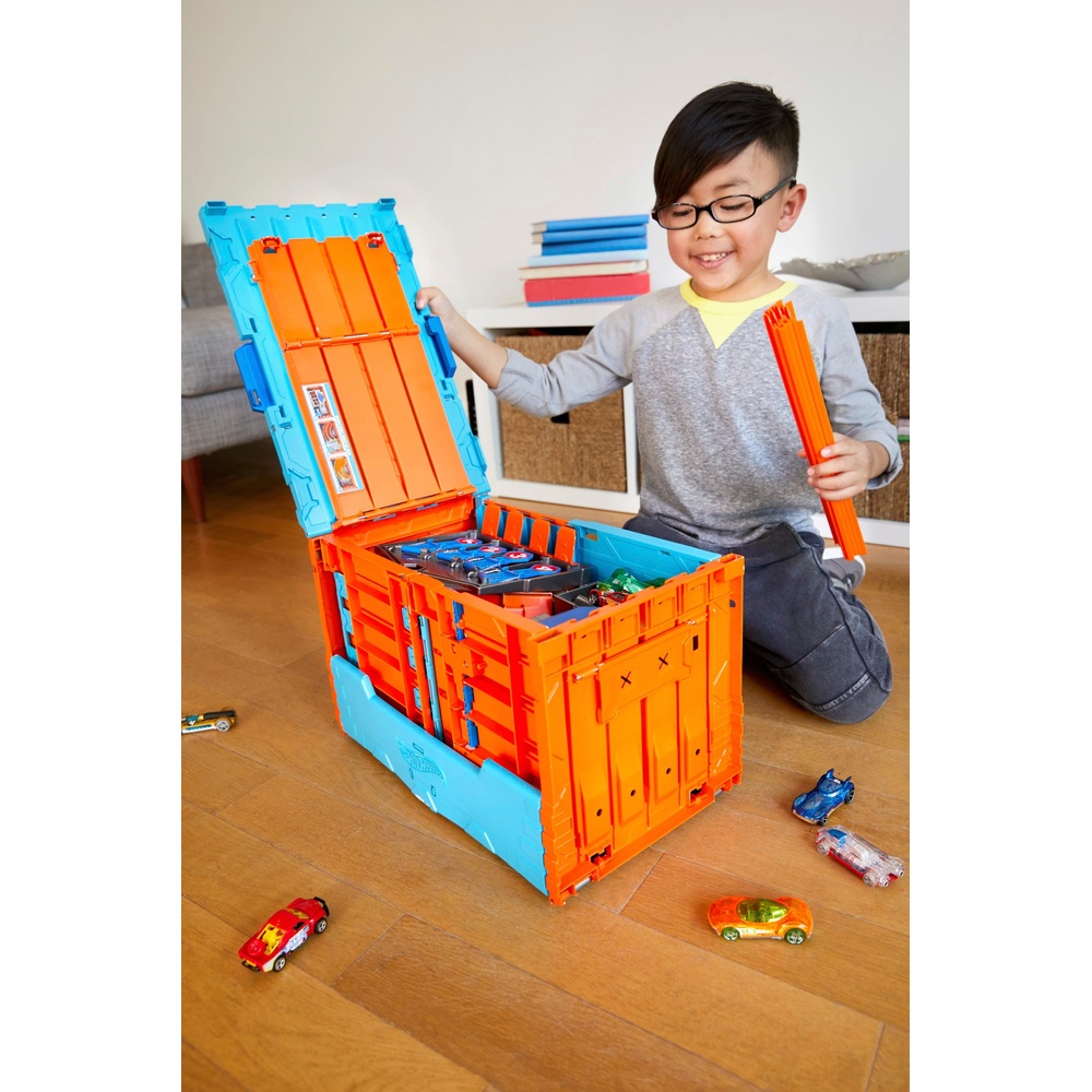 Hot Wheels Track Builder System Rennkisten-Spielset