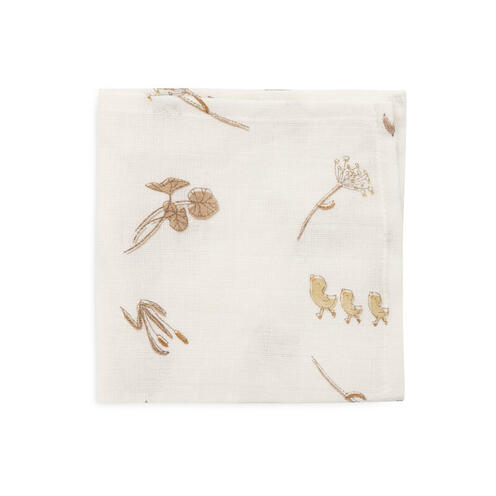 Lot de 3 serviettes gaze de coton 31x31cm Riverside - Multicolor - JOLLEIN