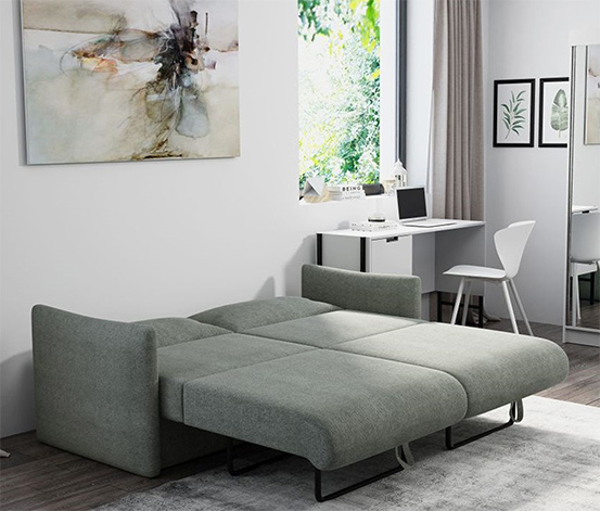 DOMO collection Schlafsofa 2-Sitzer »Helsinki«, grau