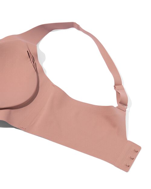 soutien-gorge préformé sans armatures marron clair